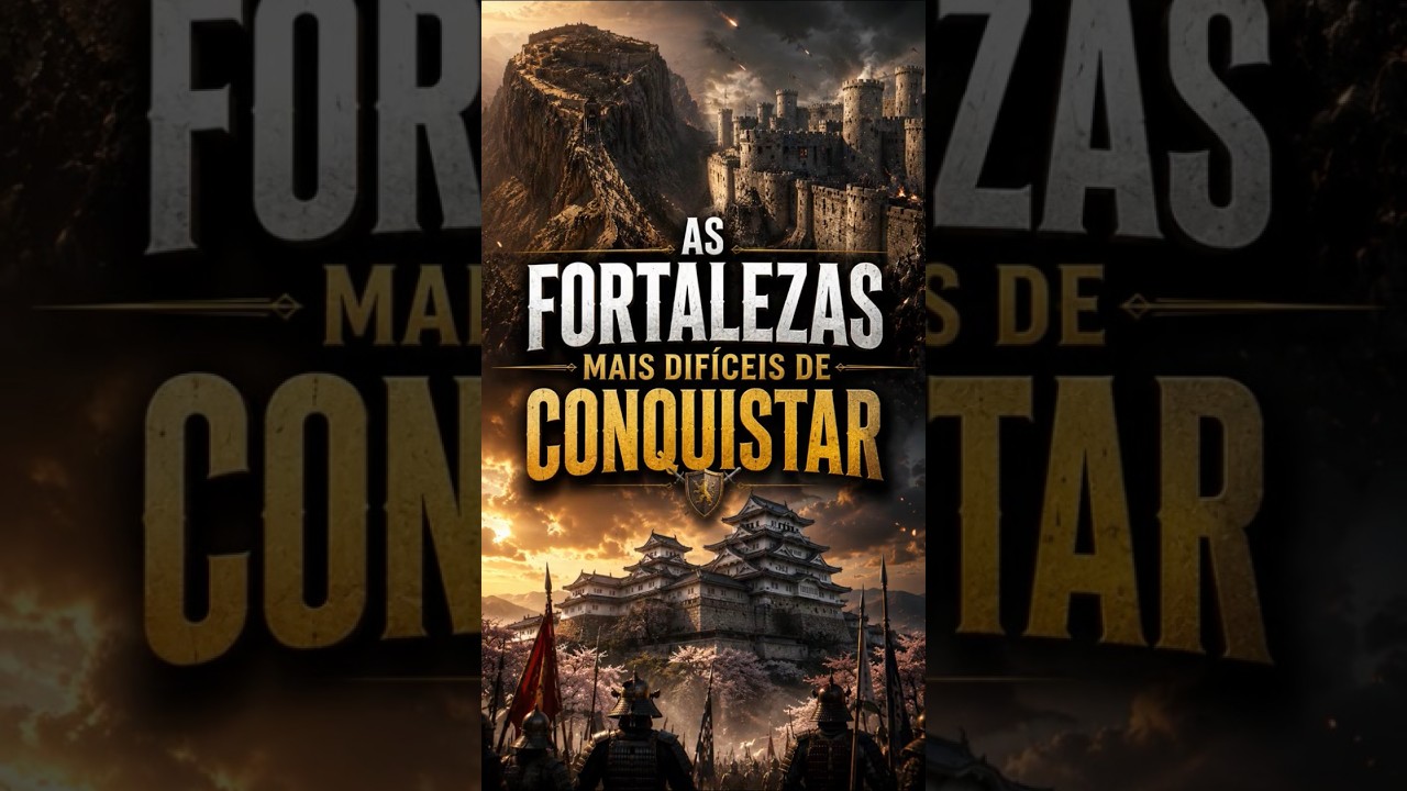 🏰 As Fortalezas Mais Difíceis de Conquistar da História! ⚔️ #curiosidade #historia #mistérios #short