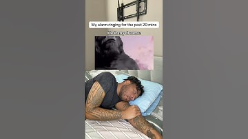 Me in my dreams while alarm going off #relatable #funny #subscribe