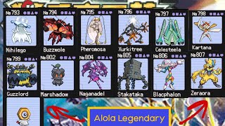 Pokemon Hyper Emerald Lost Artifact : 5.5 Catch all Alola Legendary.