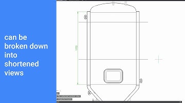 Create Broken Drawing views - BricsCAD Pro