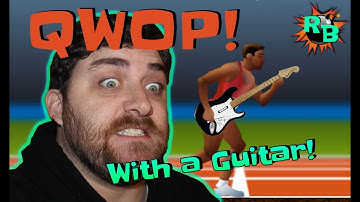 QWOP Rage Fail Playing on a GUITAR!