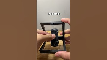 3D Floating Display Frame Holder Box Case Wth Stand