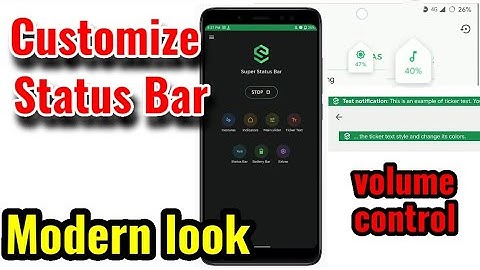 Customise Your Notification Bar/Panel || Super Status Bar App Tutorial || How to Change Panel/Bar