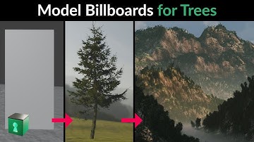 Creating a Realistic Forest in Blender using Billboards (low poly Planes with tree images)