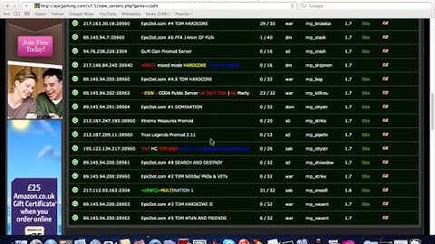 CoD 4 How to join Cracked Servers (Mac)