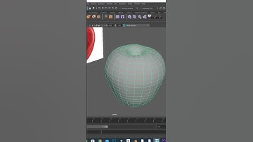 Apple Modeling in Maya