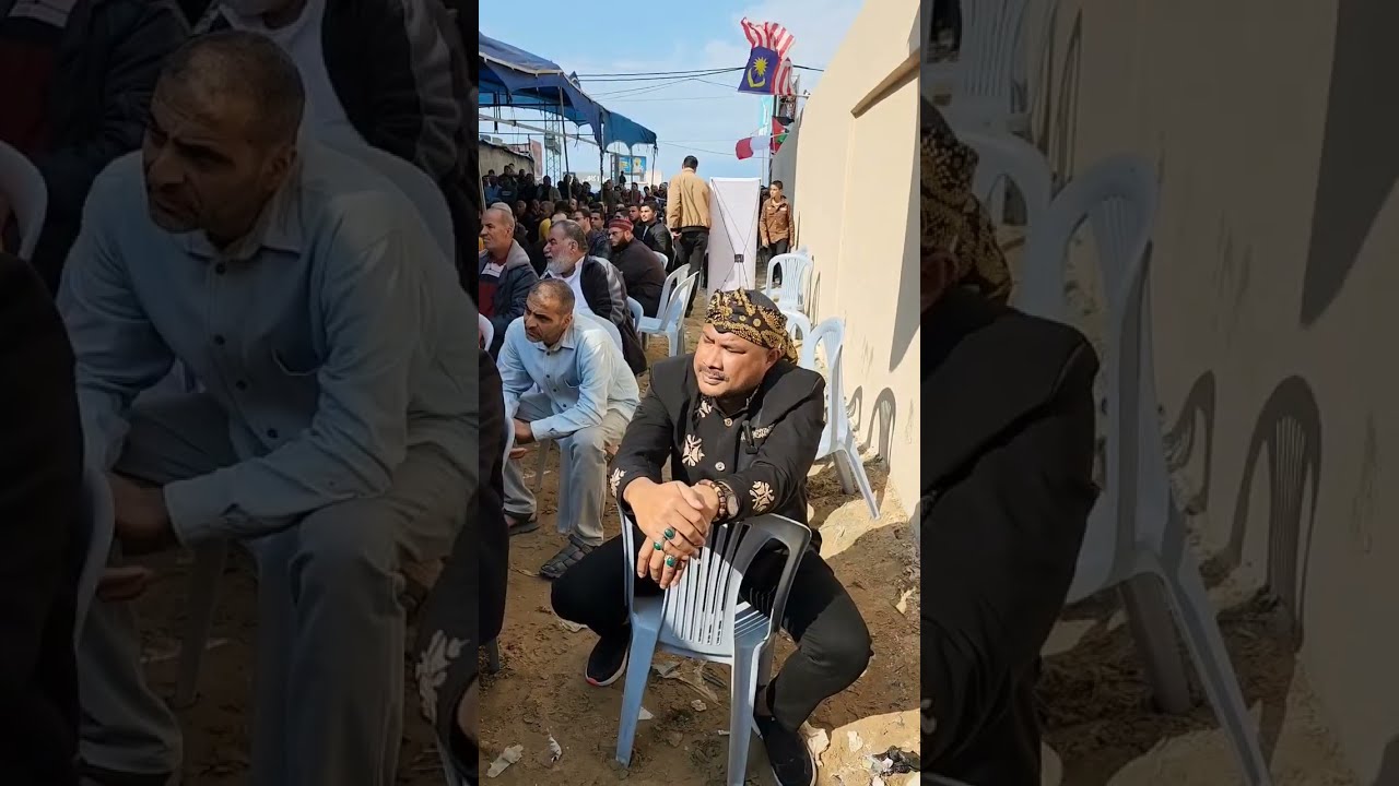 Bersama ratusan warga Gaza..stay cool alias musim dingin