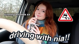 DRIVING WITH NIA - drive with me while I run some errands, carpool karaoke, nose job chats