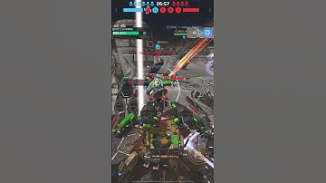 #Anguisher #Devourer defends against Mauler, Luchador #warrobots War Robots #gaming #wr