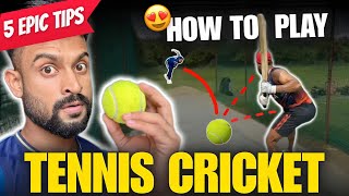 How to Play TENNIS Ball CRICKET: 5 LIFE Changing TIPS🔥| TENNIS Ball CRICKET Me BATTING KAISE KARE?😍✅ screenshot 5