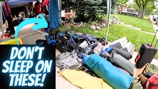 Garage Sale Treasure Hunting - Camping GOLD!