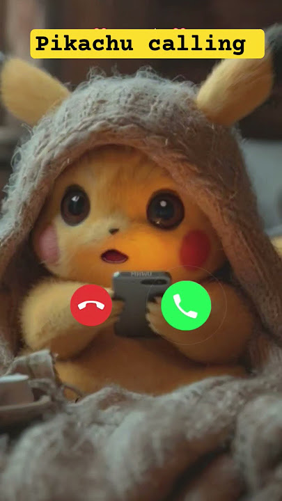 Pikachu calling you at 12:PM #calls #ringtonemusic #calling