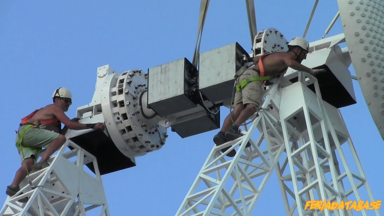 Montajes Feria de Murcia 2018, parte 1, realizado por Feriadatabase.