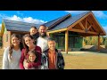 Family builds mountain home in 30 minutes  start to finish timelapse