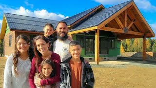 Family Builds Mountain Home In 30 Minutes | Start To Finish TIMELAPSE