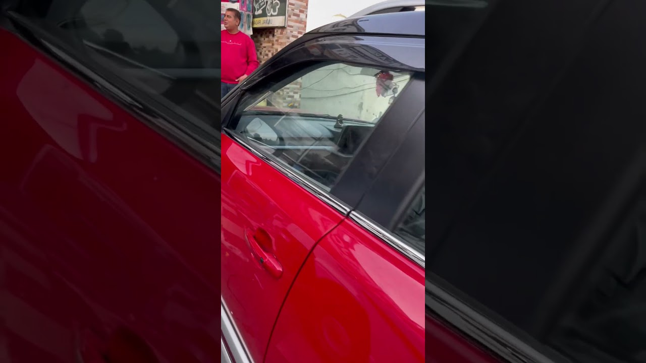 Brezza install with window garnish . 