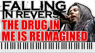 FALLING IN REVERSE - The Drug In Me Is Reimagined | PIANO COVER (Ronnie Radke's vocals)