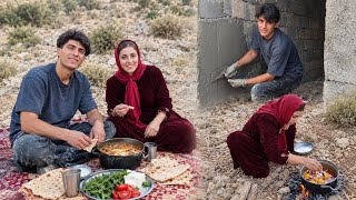 Building a home with love: from Nima’s hard work to Raheleh’s cooking ❤️🏡