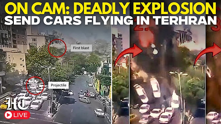 Iran–Israel War Live | Unseen Chilling Footage Captures Powerful Blasts Sending Cars Flying | Tehran