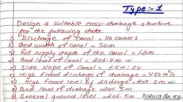 Unit:6 | Hydraulic Structure for Canal | Design Steps of Syphon Aqueduct | Prashant YT | TU,PU,KU |