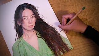 手繪 田馥甄 Hebe｜【Drawing】S.H.E Hebe｜色鉛筆畫 colored pencils