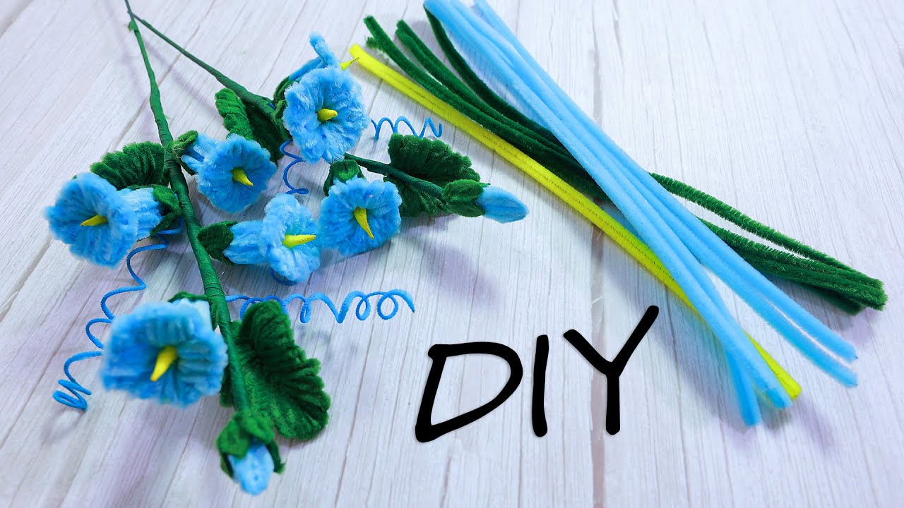 Diy Craft ideas a bouquet of flowers from pipe Cleaners | Craft ideas Diy flowers