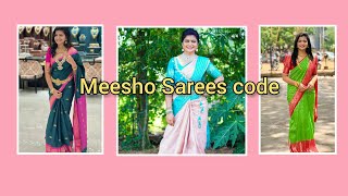 Actor Shiva Jyothi Meesho Sarees code