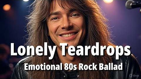 Thumbnail of Lonely Teardrops | Emotional 80s Rock Ballad