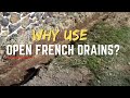 Open French Drain Installations for EXTREME Yard Drainage [Commercial and Residential]