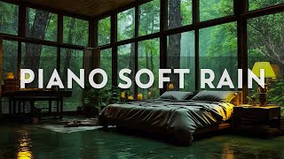 Relaxing Music for Healing Stress and Anxiety  Soothing Piano, Deep Sleep, Soft Rain for Sleeping,