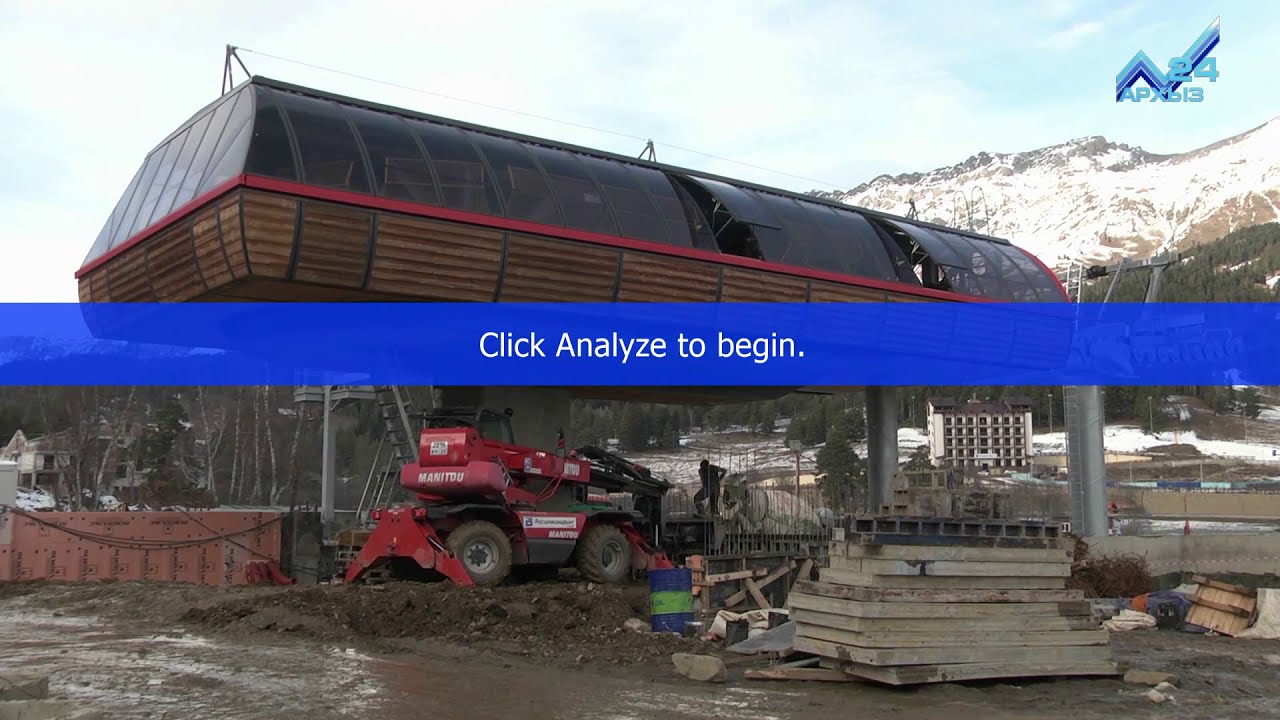 Капитальная стройка - Освоение северного склона ВТРК "Архыз" (20.12. ...