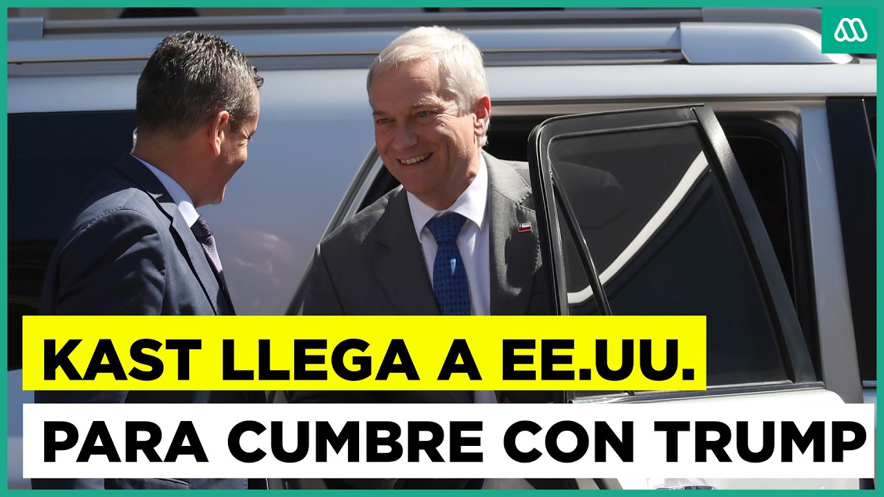 Kast llega a Estados Unidos para la cumbre organizada por Trump