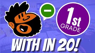 How to Solve Subtraction Word Problems With In 20 (First Grade Subtraction Word Problems / Strategy)