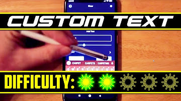 LaserOS Custom Text Intro - Wicked Lasers LaserCube