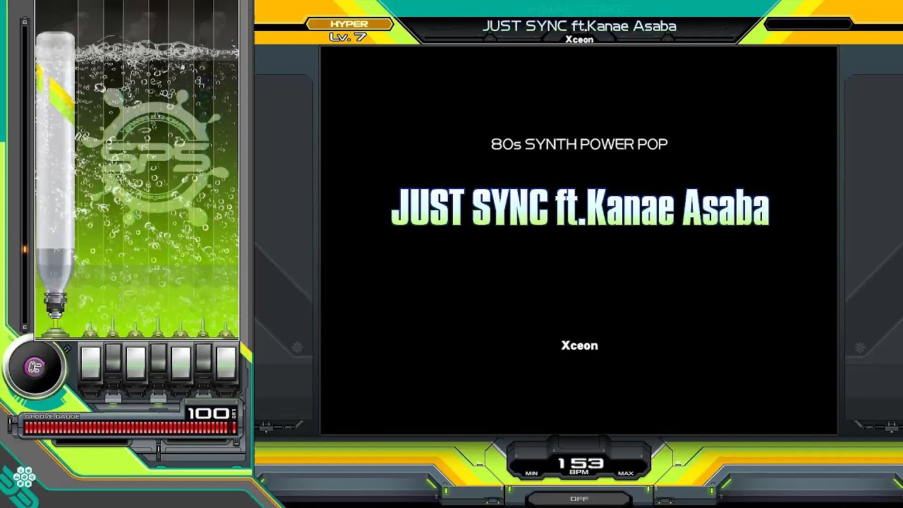 beatmania IIDX】JUST SYNC ft.Kanae Asaba (SP)(HYPER) - YouTube