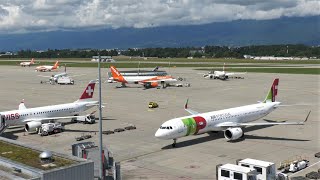 Geneva Airport - Panorama Terrace Spotting - Summer 2021