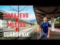 Sarajevo to Mostar to Dubrovnik: Train and Bus Travel