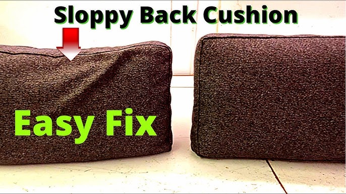 Fix frumpy sofa cushions with this 3-step trick