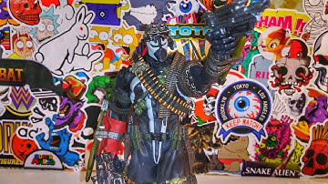 COMMANDO SPAWN 💀 SPAWN REGENERATED ▪ARTICULATED STATUE REVIEW!