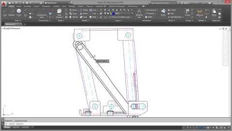 Autodesk AutoCAD Mechanical - hidden lines video
