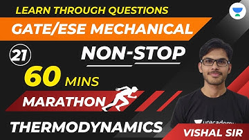 Thermodynamics Question Series | Part 21 | GATE Mechanical Engineering Exam | 60 mins Marathon