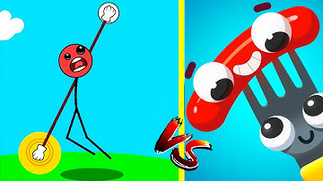 Satisfying mobile games play -  MR LONG HAND Vs Fork N Sausage Gameplay walkthrough ep 6