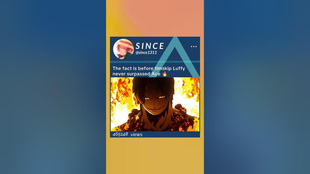 Bro had to die for MC devlopment #Ace #Luffy #Onepiece