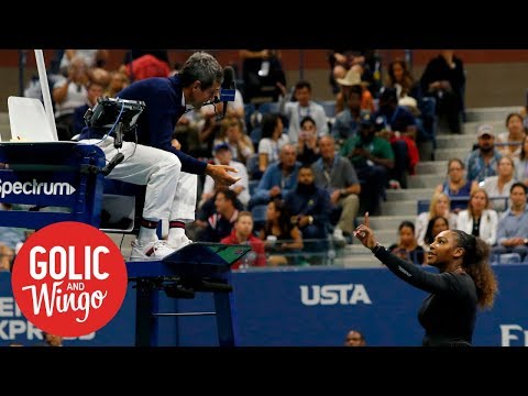 Chair umpires considering boycotting Serena Williams’ matches | Golic & Wingo | ESPN