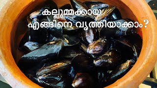 കല്ലുമ്മക്കായ എങ്ങിനെ വൃത്തിയാക്കാം || mussels cleaning||kallummakkaya cleaning