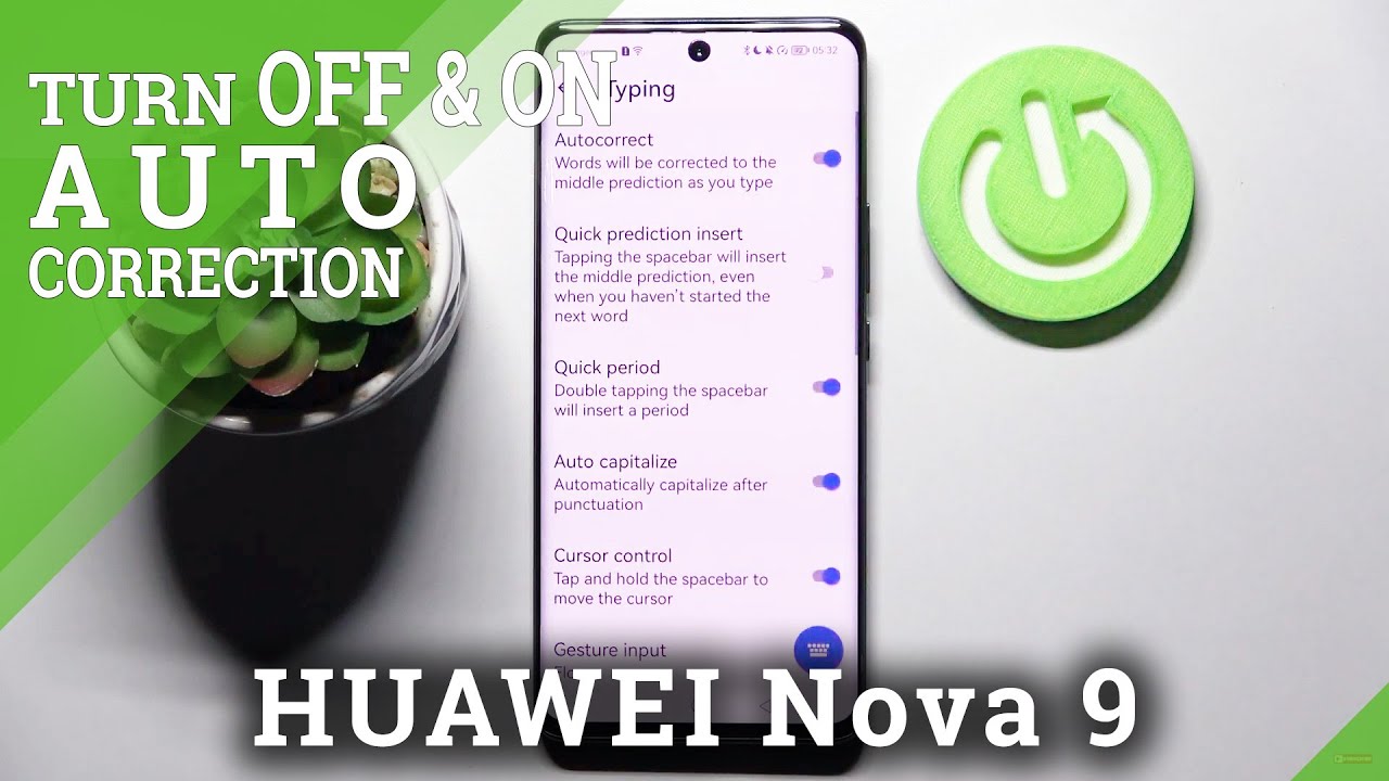 Text Settings Huawei How to Find all Keyboard Text Correction Features in HUAWEI Nova 9 ...