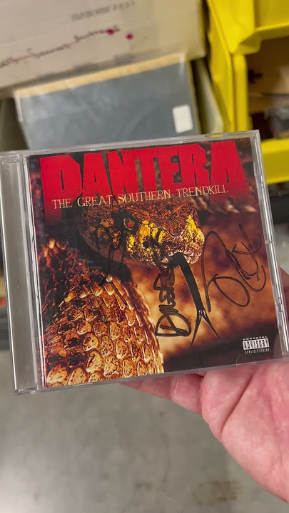 Download lagu Vintage Autographed Pantera CD sold on Ebay #pantera