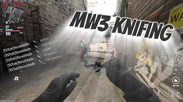 BEST Knifing Class Setup on MW3 with PROOF!