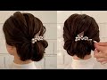 How to do short hair hairstyle . Low bun for short hair