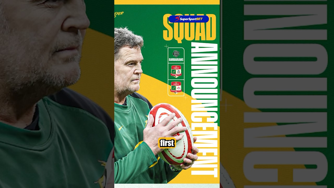 Rassie Names First Springbok Squad of the Season! 🔥